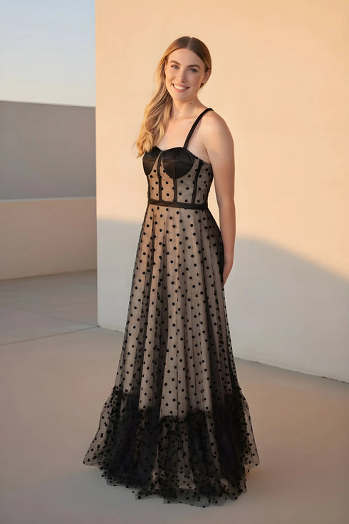 Arabella Strap Tulle A-Line Formal Dress