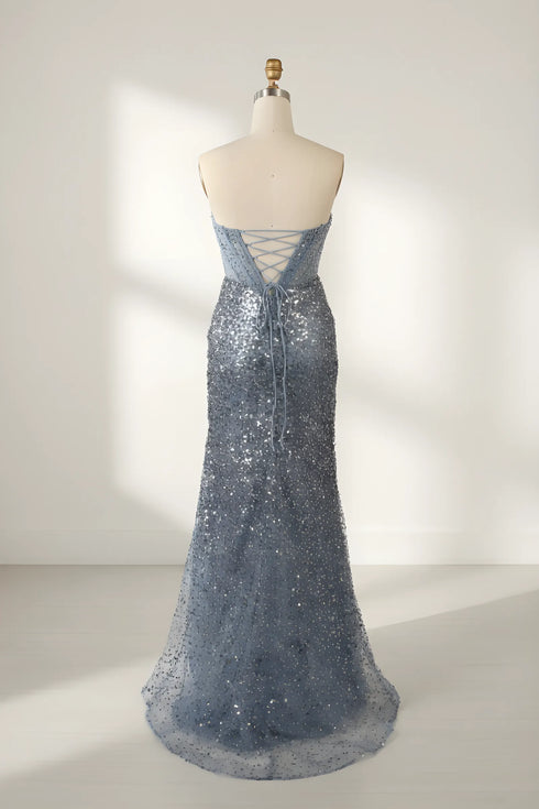 Elowen Strapless Sequin Corset Mermaid Formal Dress