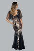 Valentina Black Sequin Dress