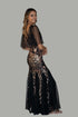 Valentina Black Sequin Dress