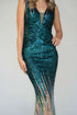 Anya Green Sequin Dress