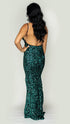 Cora Green Sequin Dress