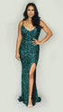 Cora Green Sequin Dress