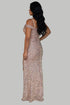 Emily Beige Pink Sequin Dress