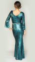 Maya Green Sequin Dress