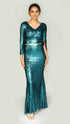 Maya Green Sequin Dress