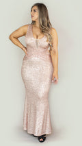 Phoenix Pink Sequin Dress