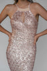 Juliet Rose Gold Sequin Dress