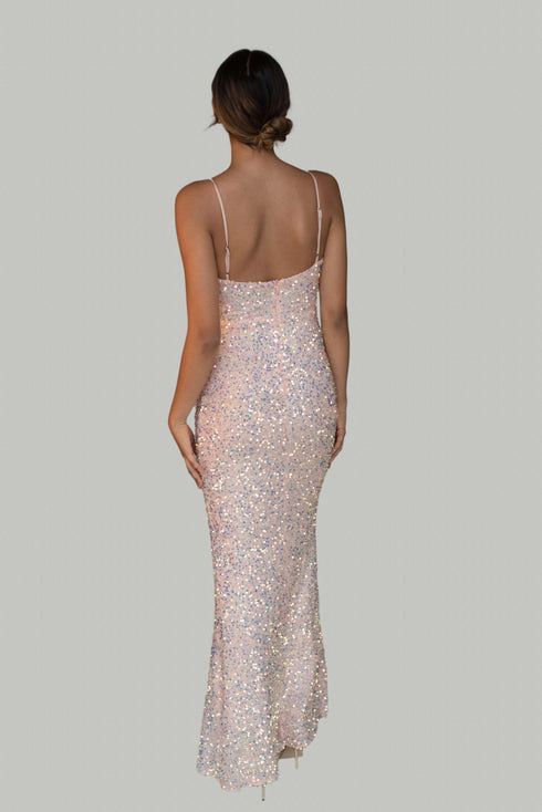 Chelsea Pink Sequin Dress