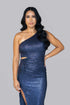 Sabine Navy Blue Sequin Dress