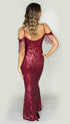 Sophia Red Sequin Dress