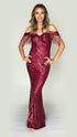 Sophia Red Sequin Dress