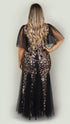 Valentina Black Sequin Dress