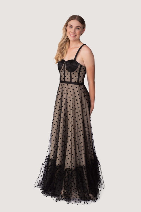 Arabella Black Tulle Dress