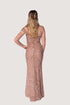 Emily Beige Pink Sequin Dress