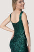 Jessica Green Sequin Dress