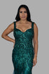 Jessica Green Sequin Dress