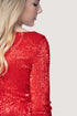 Olivia Red Sequin Dress