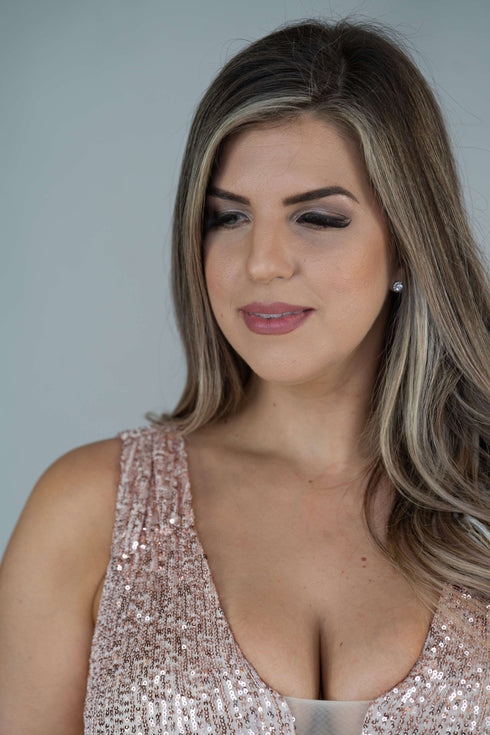 Phoenix Pink Sequin Dress