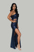 Sabine Navy Blue Sequin Dress