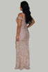 Emily Beige Pink Sequin Dress