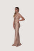 Sonya Rose Gold Sequin Dress
