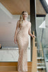 Sonya Rose Gold Sequin Dress